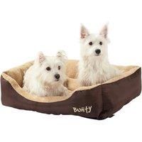 Bunty Deluxe Large Soft Dog Bed - Brown
