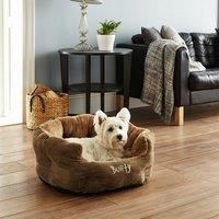 Bunty Polar Pet Bed Brown Extra Large - Large