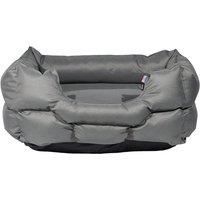 Woodland High Sided Canvas Dog Bed Soft Washable Cushion Warm Pet Basket Cushion