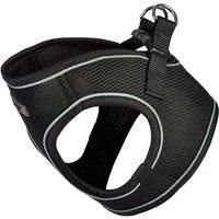 Bunty Voyage Dog Harness, XS - Anti Pull, Escape Proof Harness, Lightweight & Durable, Reflective Trim, Breathable Padded Mesh, Easy Fit, Lead Attachment - Extra Small, Black