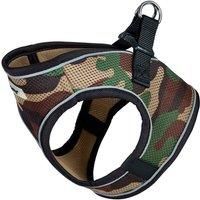 Voyage Dog Harness, Large - Anti Pull, Escape Proof Harness, Lightweight & Durable, Reflective Trim, Breathable Padded Mesh, Easy Fit, Lead Attachment - Large, Camo