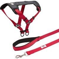 Bunty Strap N Strole Red and Middlewood Lead Red - Large