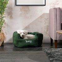 Bunty Polar Dog Bed Soft Washable Fleece Fur Cushion Warm Luxury Oval Pet Basket