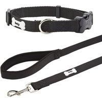 Bunty Middlewood Collar and Middlewood Lead in Black - Small