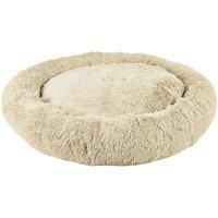 Round Fluffy Pet Dog Puppy Cat Bed Warm Comfy Nest Doughnut Donut Calming Pad