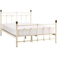 Birlea Atlas 3ft Single Metal Bed, Cream
