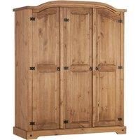 Corona Triple Wardrobe Brown