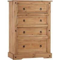 Corona 4 Drawer Chest Natural