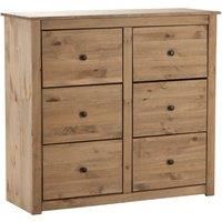 Panama 6 Drawer Chest Natural