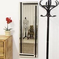 Westbury Abstract Rectangle Full Length Wall Mirror