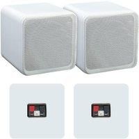 Wireless Bluetooth Amplifier & 80W Bookshelf Speaker Kit Surround Sound HiFi Amp