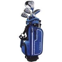 FAZER Junior J TEK Kids Golf Set with Oversize Driver, 7 Iron, Wedge, Putter, Bag & Headcovers - Lightweight Graphite Shafts, Soft Grips - Starter Kids Golf Clubs Ages 6-8