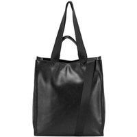 Smooth Leather Tote Shoulder Bag