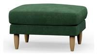 Hutch Fabric Footstool - Sage Green