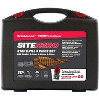 Rotabroach Site H3RO 3 Piece Step Drill Kit