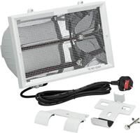 Patio / Garden Pub Infrared Heater with Mesh Grill 1300Watt Aluminium Die-Cast