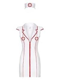 Ann Summers Hospital Nurse Costume Women - Nurses Uniform Dress - Nurse Outfits For Women - Halloween Costume Nurses Outfit Fancy Dress - Nurse Dress & Nurse Hat - Clothing Nurse Costume