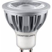 Crompton GU10 Spotlight LED Bulb Dimmable 5W (50W Eqv) Cool White 45Â°