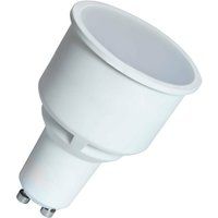 Crompton Lamps LED GU10 Spotlight 4.9W Dimmable Long Barrel 74mm (50W Equivalent) 2700K Warm White 100° Frosted 330lm Long-Barrel Long-Necked Replacement Bulb