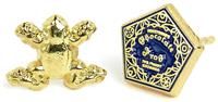 Official Harry Potter Chocolate Frog Gold Plated Stud Earrings