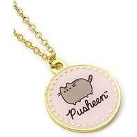 Pusheen - Pusheen The Cat Pink Enamel Disc Necklace - Gold ACC NEW