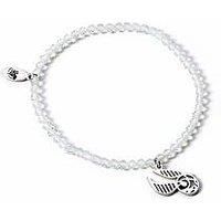 Harry Potter Crystal Bracelet with Sterling Silver Golden Snitch Charm