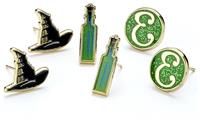 The Carat Shop Wicked Hat Potion And Elphaba Hat Stud Earring Set