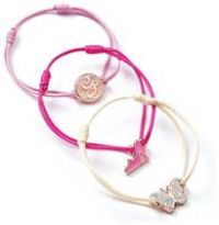 The Carat Shop Wicked Glinda Friendship Bracelet Set Pink White Rose Gold
