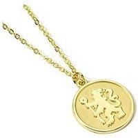 The Carat Shop Chelsea Football Club Gold Tone Crest Necklace