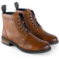 Ensign Leather Brogue Lace Up Boots