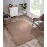 Lord of Rugs Lux Faux Fur Rug for Bedroom Dining Living Room Carpet Super Soft Fluffy Plush Plain Modern Floor Shaggy Rug Beige Small 80x150 (2/'6"x5/')