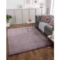 Tipped Luxe Fur Silky Rug Living Room Bedroom Modern Plain Soft Fluffy Rug