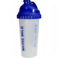 More Mile Gym Large Protein Shaker Bottle Energy Drinks Mixer Royal Blue 650ml