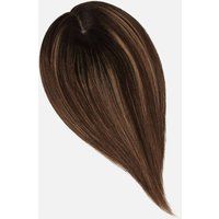 Debenhams Beauty Works custom clip-in Fringe Topper 55g in Brondmbre