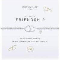 Joma Jewellery A Little FRIENDSHIP Silver Plated Beaded Bracelet + Gift Bag