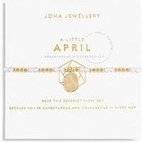 Joma Jewellery A Little April Birthstone Bracelet