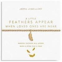 Joma Jewellery Gold A Little Feathers Appear When Loved Ones Are Near Bracelet