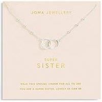 Joma Jewellery Forever Yours Necklace , Super Sister , Silver , Necklace , 46Cm + 5Cm Extender