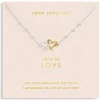 Joma Jewellery Forever Yours Necklace , Lots Of Love , Silver And Gold , Necklace , 46Cm + 5Cm Extender