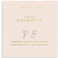 Joma Jewellery Forever Yours Earrings , Darling Daughter , Silver , Earrings