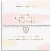 Joma Jewellery Mother'S Day A Little , Love You Mummy , Silver And Gold , Bracelet , 17.5Cm Stretch