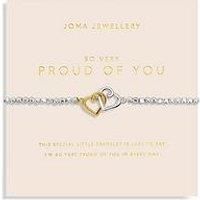 Joma Jewellery Forever Yours , So Very Proud Of You , Silver And Gold , Bracelet , 17.Cm Stretch
