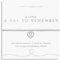 Joma Jewellery A LITTLE A DAY TO REMEMBER Silver Plated Bracelet in 17.5 cm stretch