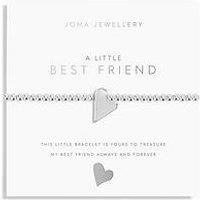Joma Jewellery A LITTLE BEST FRIEND Silver Plated Bracelet in 17.5 cm stretch