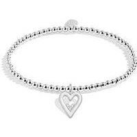 Joma Jewellery A Little , Happy Birthday Daughter , Silver Plated , Bracelet , 17.5Cm Stretch