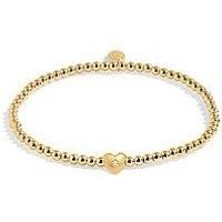 Joma Jewellery A Little , Happy Birthday , Gold Plated , Bracelet , 17.5Cm Stretch