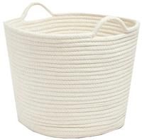 Great Little Trading Company Woven Rope Storage Basket-Ivory