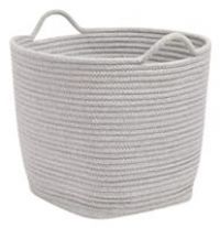 Great Little Trading Company Rope Storage Basket - Grey