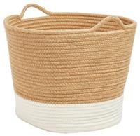 Great Little Trading Co. Rope Storage Basket, Ivory & Natural