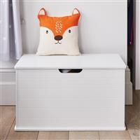 Great Little Trading Co Small Classic Toy Box, White